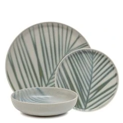 Salt & Pepper Kentia 12 Piece Dinner Set