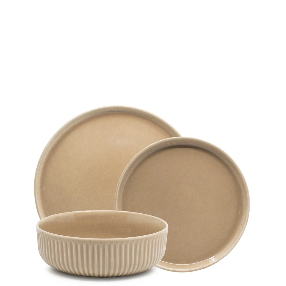 Salt & Pepper Amana 12 Piece Dinner Set Dusty Rose 2 Salt & Pepper Amana 12 Piece Dinner Set Dusty Rose