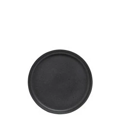 Salt & Pepper Industry Side Plate Black 21cm