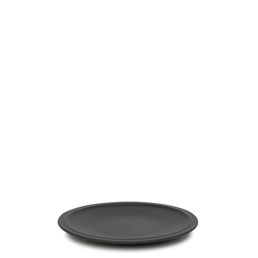 Salt & Pepper Plisset Side Plate 20cm Black 4 Salt & Pepper Plisset Side Plate 20cm Black - Image 2