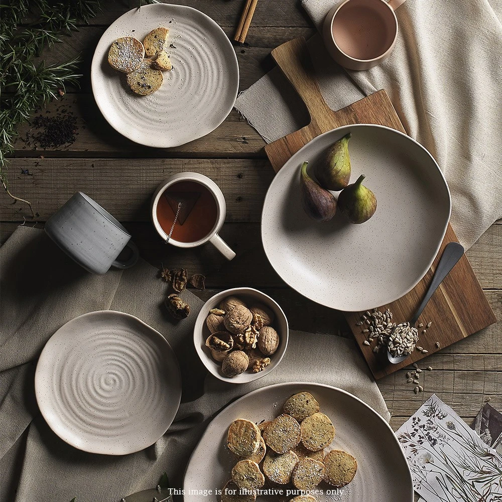 Ecology Ottawa Stoneware Side Plate 21cm Calico 4 Ecology Ottawa Stoneware Side Plate 21cm Calico - Image 2