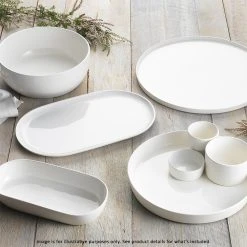 Ecology Origin Capsule Porcelain Serving Platter 40.5 X 1.8cm -Alex Liddy Store CWM EC1465 2