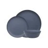 Ecology Malta 12 Piece Stoneware Dinner Set Denim Blue