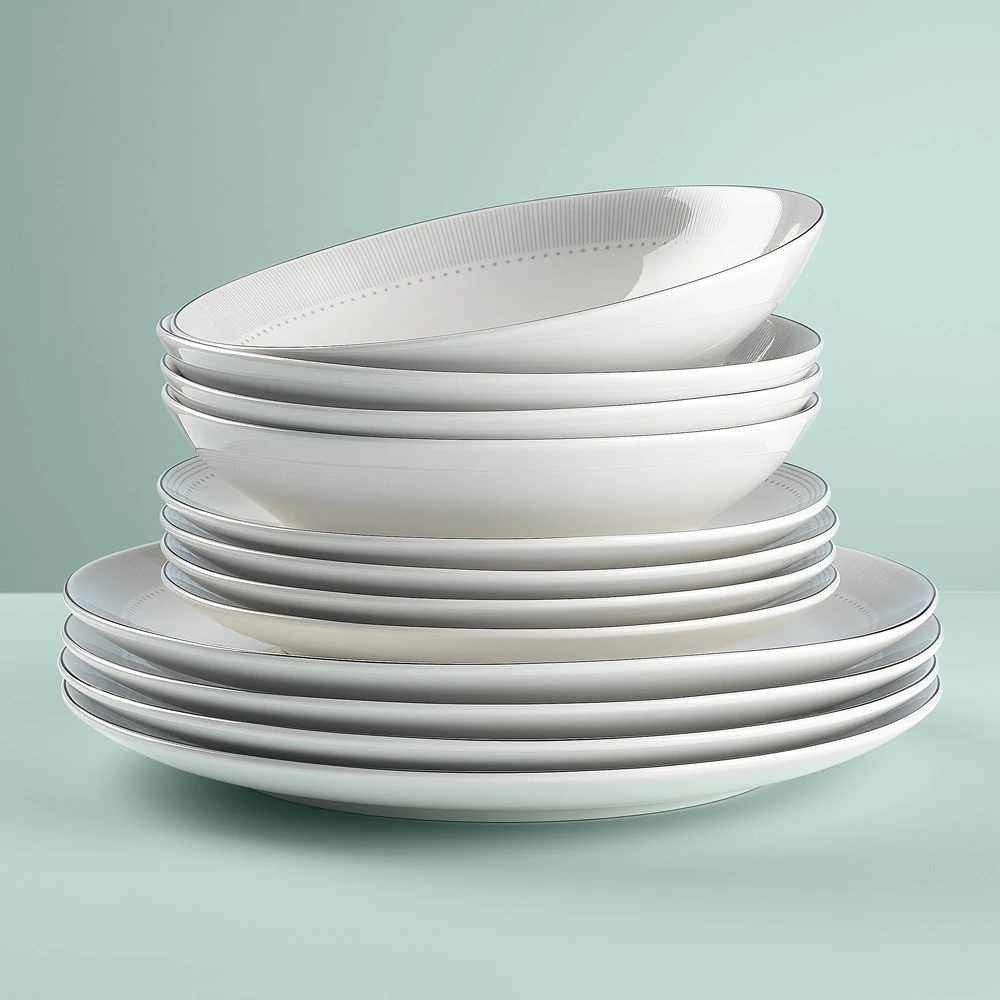 Porto Ellipse 12 Piece Dinner Set 4 Porto Ellipse 12 Piece Dinner Set - Image 2