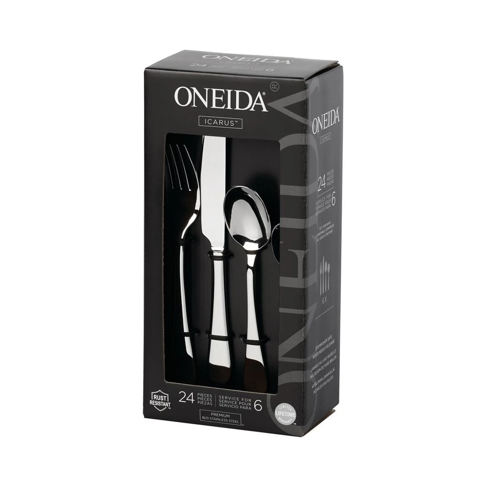 Oneida Icarus 24 Piece Cutlery Set 3 Oneida Icarus 24 Piece Cutlery Set