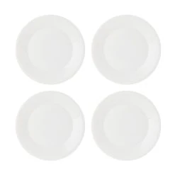 Royal Doulton 1815 Pure Set Of 4 Side Plates 23cm White