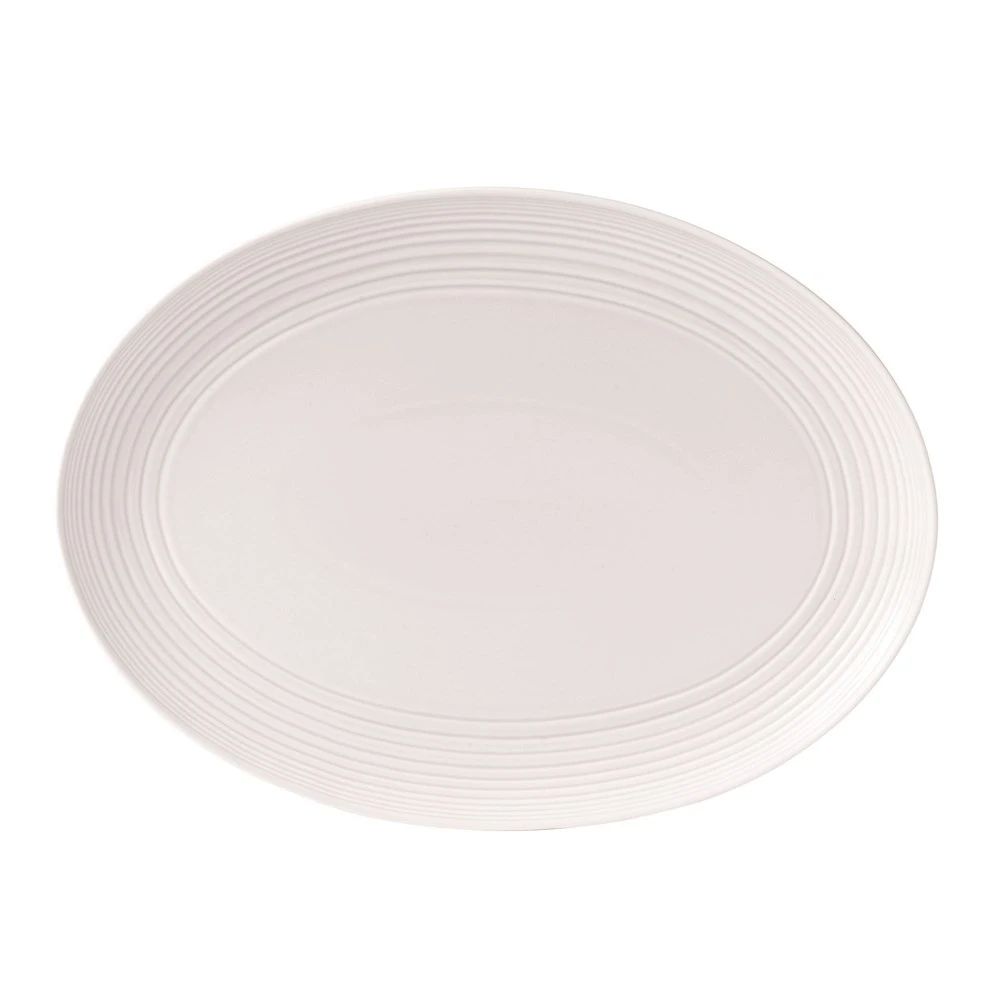 Gordon Ramsay Maze Oval Platter 43cm White 3 Gordon Ramsay Maze Oval Platter 43cm White