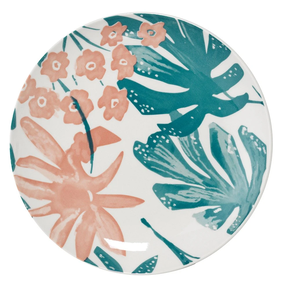 Ambrosia Palm New Bone China 16-Piece Dinner Set 4 Ambrosia Palm New Bone China 16-Piece Dinner Set - Image 2