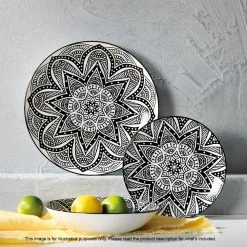 Ambrosia Lena Dinner Set 12 Piece Black 5 Ambrosia Lena Dinner Set 12 Piece Black -Alex Liddy Store HIM 1033955 4