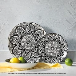 Ambrosia Lena Dinner Set 12 Piece Black 6 Ambrosia Lena Dinner Set 12 Piece Black -Alex Liddy Store HIM 1033955 5