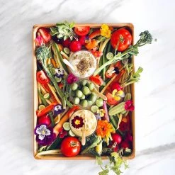 Ambrosia Karira Bamboo Rectangular Serving Tray 40cm -Alex Liddy Store HIM 1034093 3