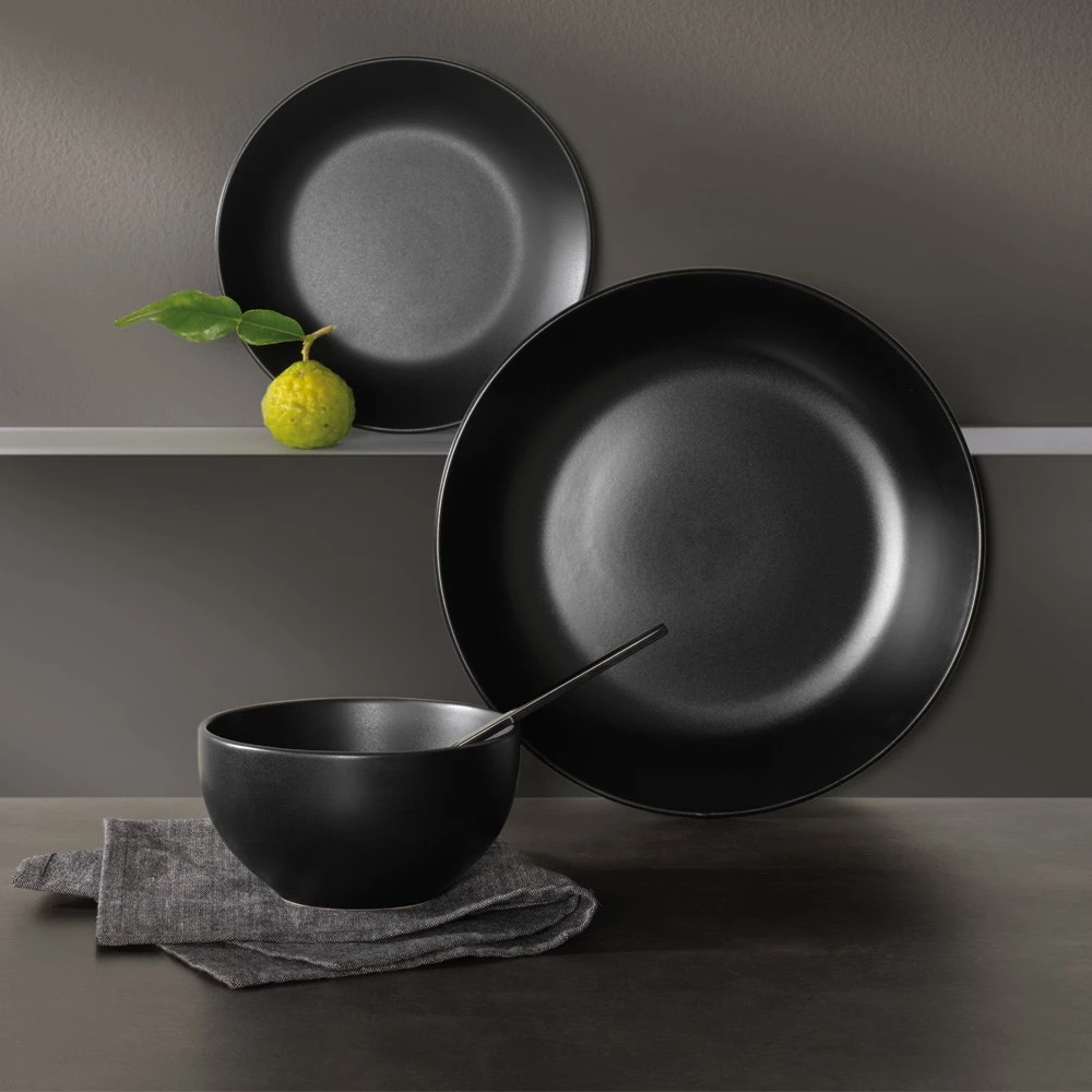 Ambrosia Classic 12 Piece Dinner Set Black 4 Ambrosia Classic 12 Piece Dinner Set Black - Image 2