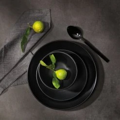 Ambrosia Classic 12 Piece Dinner Set Black 9 Ambrosia Classic 12 Piece Dinner Set Black -Alex Liddy Store HIM 1040501 3