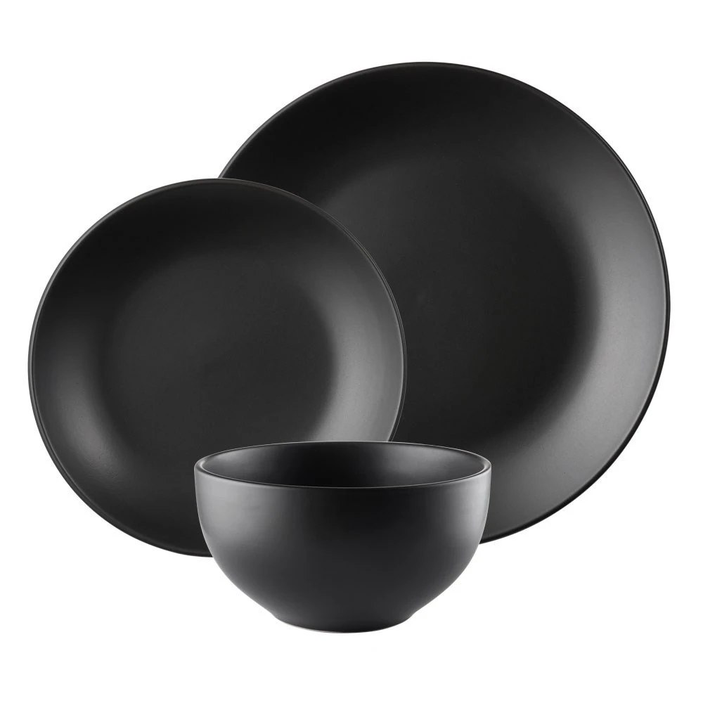 Ambrosia Classic 12 Piece Dinner Set Black 6 Ambrosia Classic 12 Piece Dinner Set Black - Image 4