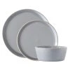 Ambrosia Rye 12 Piece Dinner Set Steel