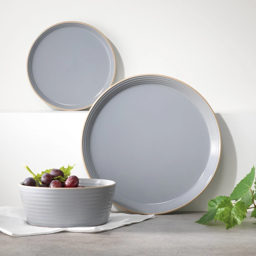 Ambrosia Rye 12 Piece Dinner Set Steel 4 Ambrosia Rye 12 Piece Dinner Set Steel - Image 2