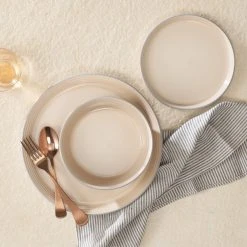 Ambrosia Rye 12 Piece Dinner Set Sand 9 Ambrosia Rye 12 Piece Dinner Set Sand -Alex Liddy Store HIM 1040532 3