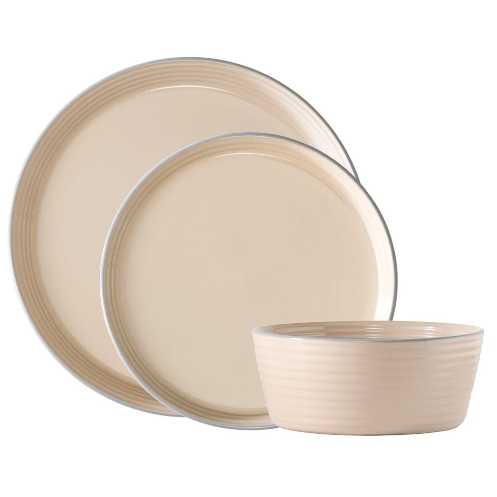 Ambrosia Rye 12 Piece Dinner Set Sand 7 Ambrosia Rye 12 Piece Dinner Set Sand - Image 5