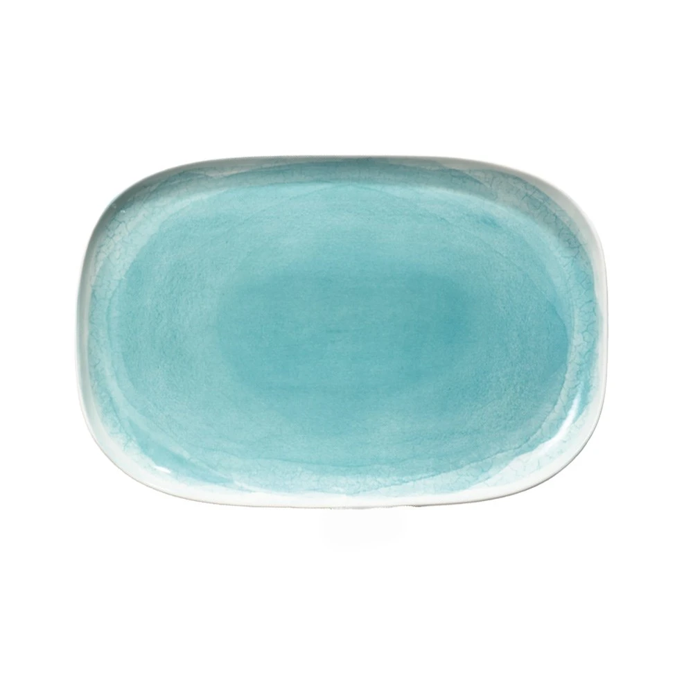 Ambrosia Bree Rectangular Platter 33cm Teal 3 Ambrosia Bree Rectangular Platter 33cm Teal