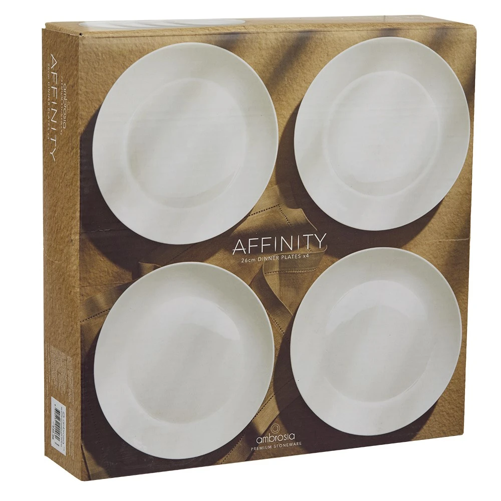 Ambrosia Affinity Set Of 4 Dinner Plate 26cm 5 Ambrosia Affinity Set Of 4 Dinner Plate 26cm - Image 3