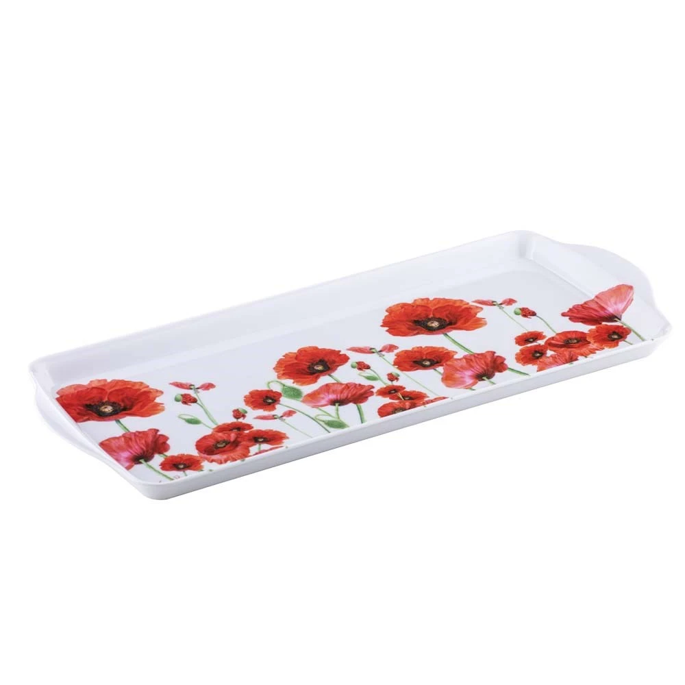 Ashdene Red Poppies Sandwich Tray 5 Ashdene Red Poppies Sandwich Tray - Image 3