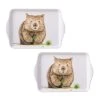 Ashdene Bush Buddies Wombat Set Of 2 Scatter Trays