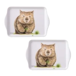 Ashdene Bush Buddies Wombat Set Of 2 Scatter Trays