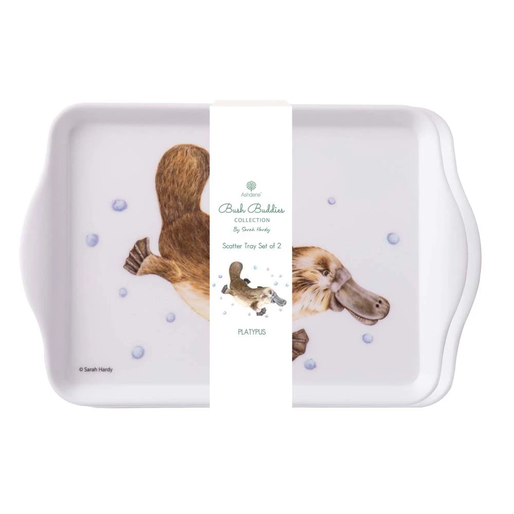 Ashdene Bush Buddies Platypus Set Of 2 Scatter Trays 4 Ashdene Bush Buddies Platypus Set Of 2 Scatter Trays - Image 2