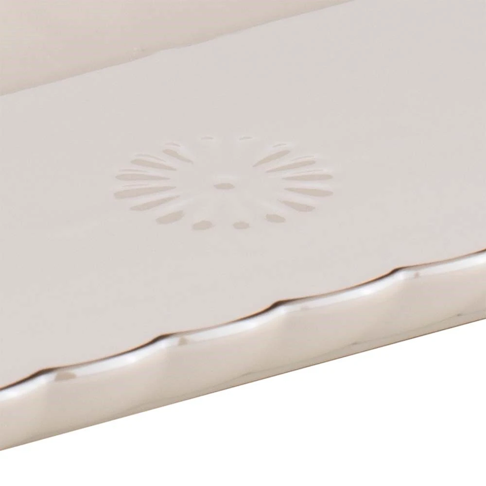 Ashdene Parisienne Pearl Platter Marshmallow 5 Ashdene Parisienne Pearl Platter Marshmallow - Image 3