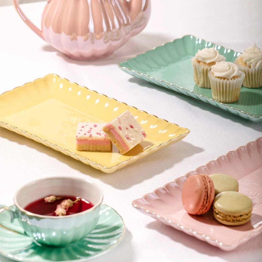 Ashdene Parisienne Pearl Platter Marshmallow 7 Ashdene Parisienne Pearl Platter Marshmallow - Image 5