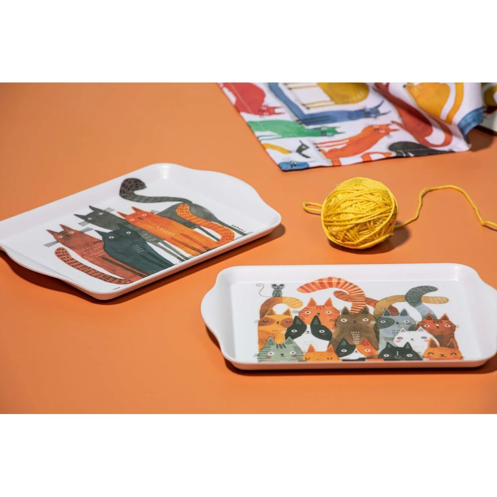 Ashdene Quirky Cats Set Of 2 Scatter Trays 4 Ashdene Quirky Cats Set Of 2 Scatter Trays - Image 2