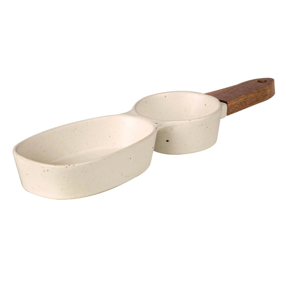 Ladelle Terra 2 Part Serve Stick Ecru 3 Ladelle Terra 2 Part Serve Stick Ecru