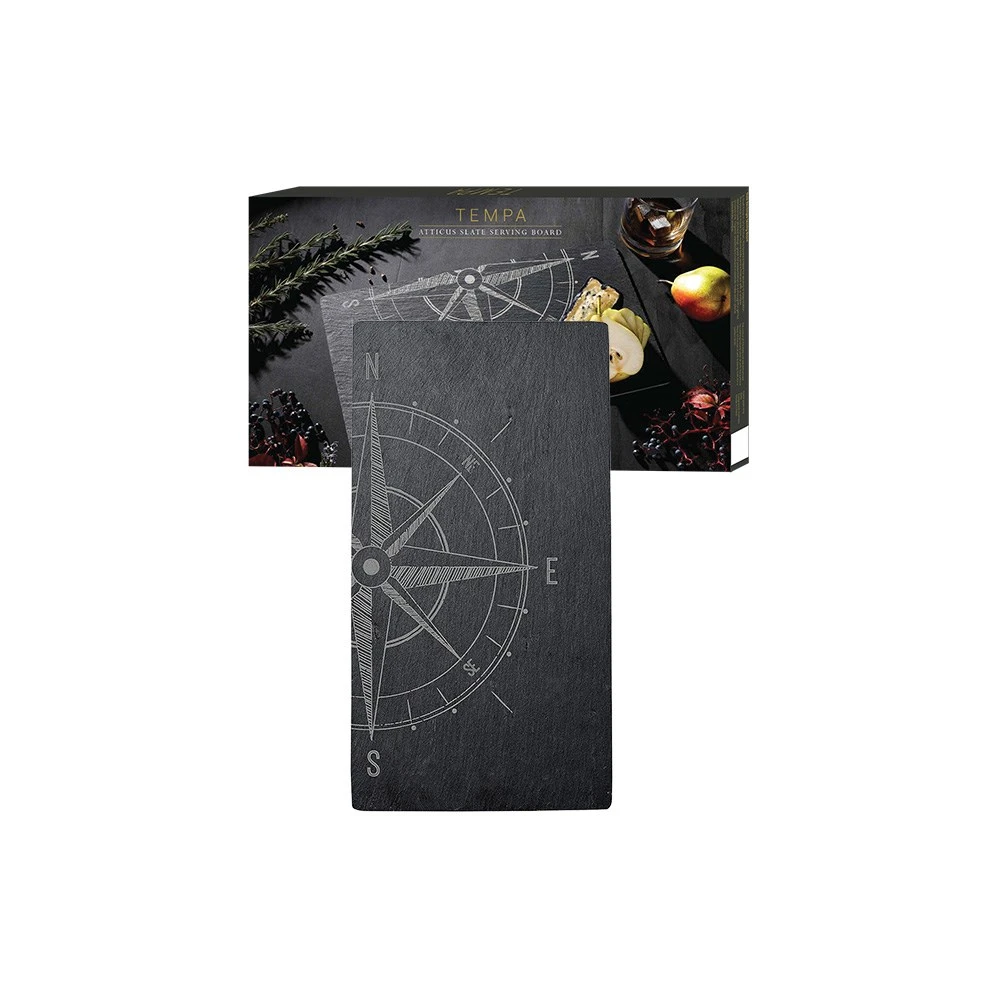 Tempa Atticus Slate Serving Board Compass 4 Tempa Atticus Slate Serving Board Compass - Image 2