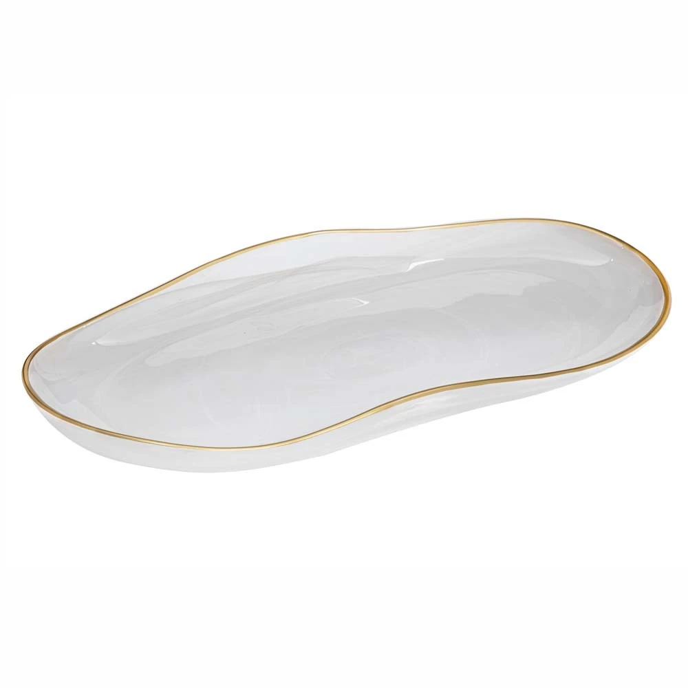 Tempa Ismay Large Oblong Platter White 3 Tempa Ismay Large Oblong Platter White