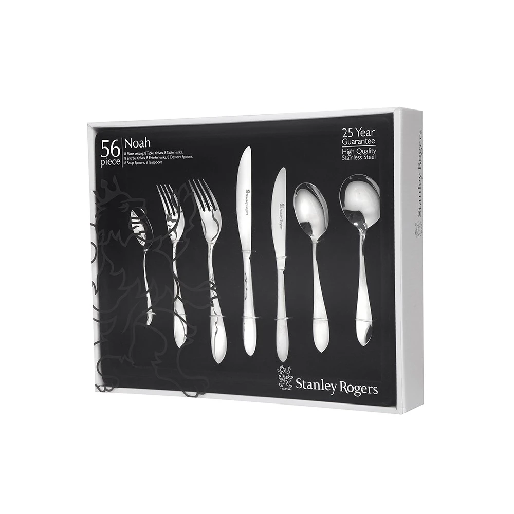 Stanley Rogers Noah 56 Piece Cutlery Set 4 Stanley Rogers Noah 56 Piece Cutlery Set - Image 2