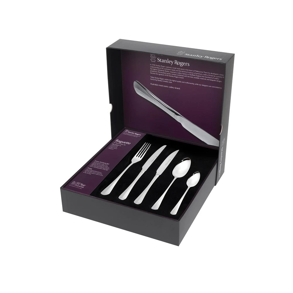 Stanley Rogers New Baguette 40 Piece Cutlery Set 3 Stanley Rogers New Baguette 40 Piece Cutlery Set