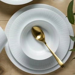 Noritake Conifere Fine White Porcelain Entrée Plate 21cm 11 Noritake Conifere Fine White Porcelain Entrée Plate 21cm -Alex Liddy Store NOR 1708405 5