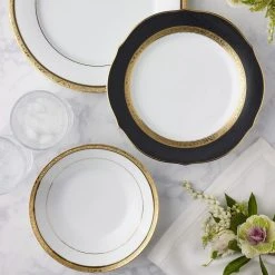 Noritake Regent 12 Piece Dinner Set Gold 10 Noritake Regent 12 Piece Dinner Set Gold -Alex Liddy Store NOR 4332 D12 4