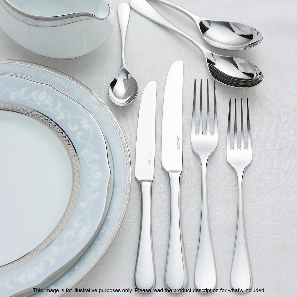 Noritake Chamonix 18/10 Stainless Steel 24 Piece Cutlery Set 4 Noritake Chamonix 18/10 Stainless Steel 24 Piece Cutlery Set - Image 2