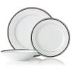 Noritake Toorak Noir 12 Piece Dinner Set 2 Noritake Toorak Noir 12 Piece Dinner Set -Alex Liddy Store NOR M218 D12