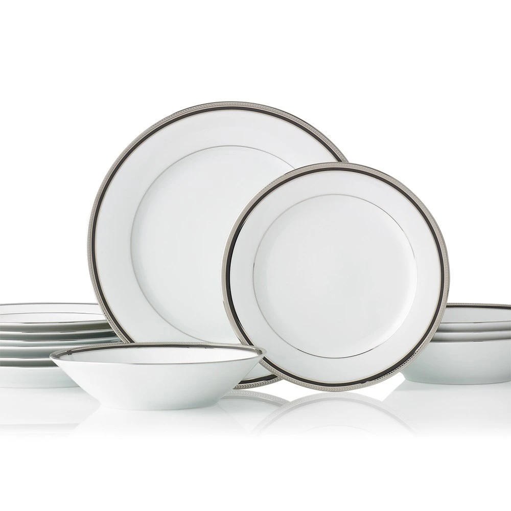 Noritake Toorak Noir 12 Piece Dinner Set 4 Noritake Toorak Noir 12 Piece Dinner Set - Image 2