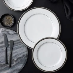 Noritake Toorak Noir 12 Piece Dinner Set 9 Noritake Toorak Noir 12 Piece Dinner Set -Alex Liddy Store NOR M218 D12 4