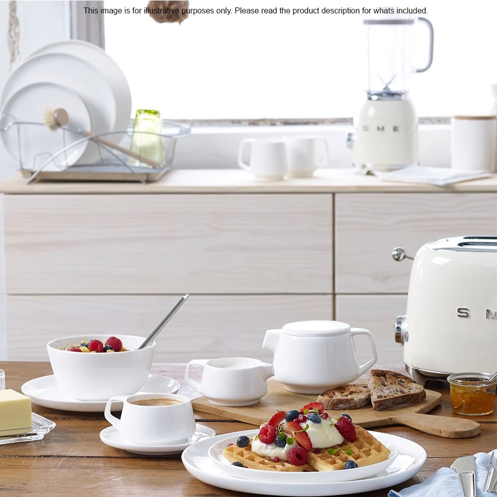 Noritake Marc Newson Fine Bone China 4 Piece Coupe Entrée Plate Set 21cm White 7 Noritake Marc Newson Fine Bone China 4 Piece Coupe Entrée Plate Set 21cm White - Image 5