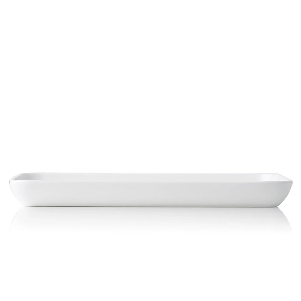 Noritake Marc Newson Fine Bone China Rectangular Serving Platter 24.5cm White 4 Noritake Marc Newson Fine Bone China Rectangular Serving Platter 24.5cm White - Image 2