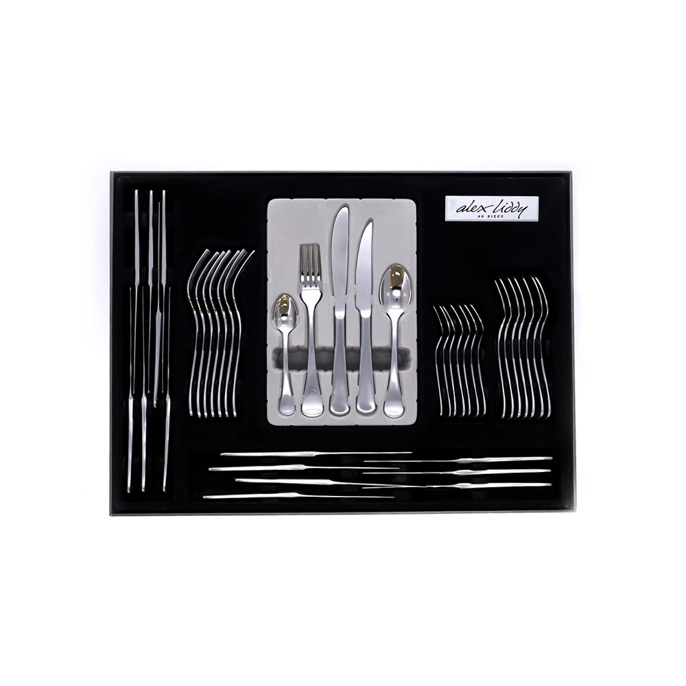 Alex Liddy Castella 40 Piece Stainless Steel Cutlery Set 5 Alex Liddy Castella 40 Piece Stainless Steel Cutlery Set - Image 3