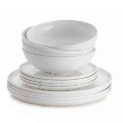 Alex Liddy Aquis Coupe 12 Piece Dinner Set