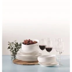 Alex Liddy Modern White Coupe 18 Piece Dinner Set 8 Alex Liddy Modern White Coupe 18 Piece Dinner Set -Alex Liddy Store PCP 1026303 2