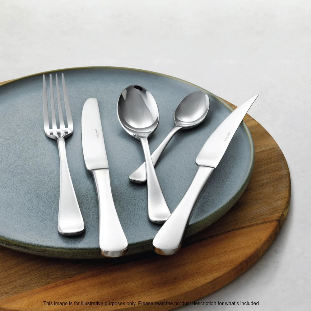 Alex Liddy Aquis Stainless Steel 40 Piece Cutlery Set 4 Alex Liddy Aquis Stainless Steel 40 Piece Cutlery Set - Image 2