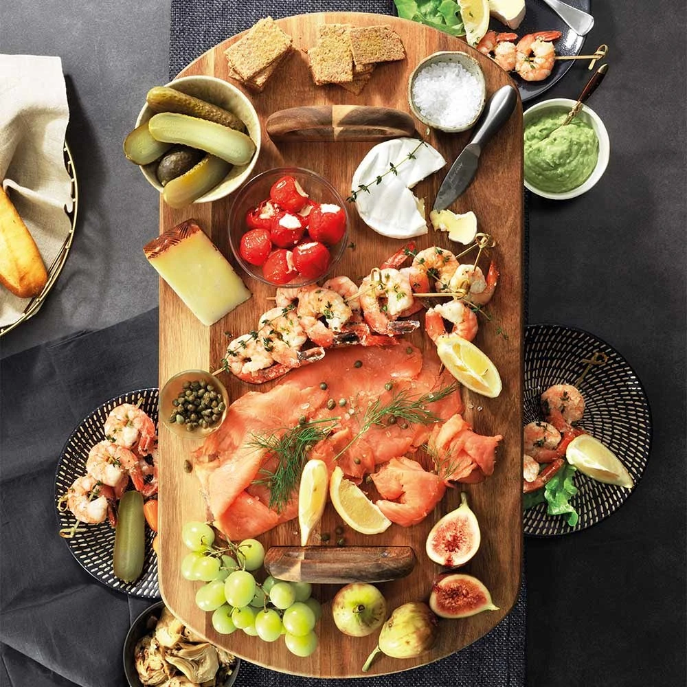 Alex Liddy Acacia Serving Plank 60 X 33cm 4 Alex Liddy Acacia Serving Plank 60 X 33cm - Image 2