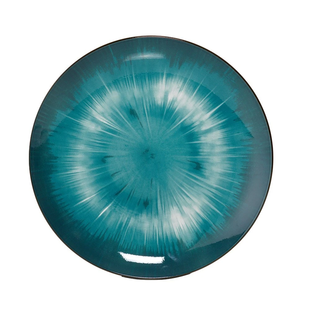 Alex Liddy Eden Porcelain 12-Piece Dinner Set Teal 5 Alex Liddy Eden Porcelain 12-Piece Dinner Set Teal - Image 3